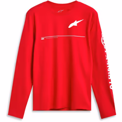Alpinestars Committed Chemise à manches longues, rouge, taille S pour Hommes