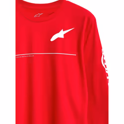 Alpinestars Committed Chemise à manches longues, rouge, taille 2XL pour Hommes