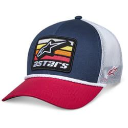 Alpinestars Selica Casquette de camionneur, blanc-rouge-bleu pour Hommes