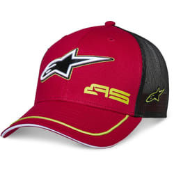 Alpinestars Exceed Casquette de camionneur, noir-rouge pour Hommes