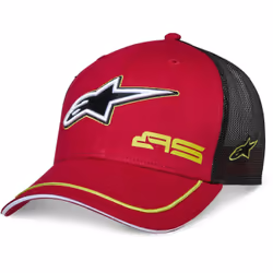 Alpinestars Exceed Casquette de camionneur, noir-rouge pour Hommes