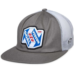 Alpinestars That Way Casquette de camionneur, gris-blanc pour Hommes