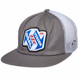 Alpinestars That Way Casquette de camionneur, gris-blanc pour Hommes