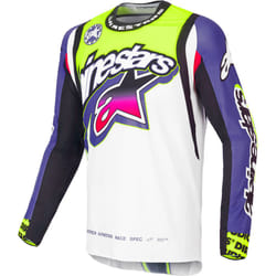Alpinestars Supertech Dirt Maillot de motocross, multicolore, taille L pour Hommes