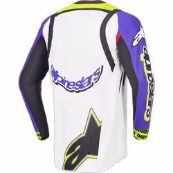 Alpinestars Supertech Dirt Maillot de motocross, multicolore, taille L pour Hommes