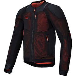 Alpinestars Troop-Air Pro Veste de protection, noir-rouge, taille M pour Hommes