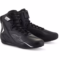 Alpinestars Faster-4 Chaussures de moto, noir, taille 45 pour Hommes