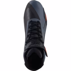 Alpinestars Faster-4 Chaussures de moto, noir-gris-rouge, taille 49 pour Hommes