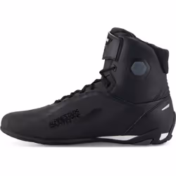 Alpinestars Faster-4 Chaussures de moto, noir-blanc, taille 45 pour Hommes