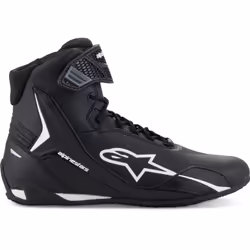 Alpinestars Faster-4 Chaussures de moto, noir-blanc, taille 46 pour Hommes