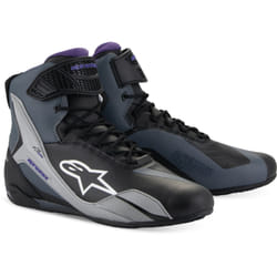 Alpinestars Stella Faster-4 Chaussures de moto pour femmes, noir-gris-pourpre, taille 45
