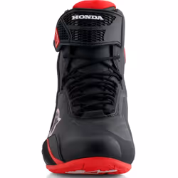 Alpinestars Honda Faster-4 Chaussures de moto, noir-rouge, taille 42 pour Hommes
