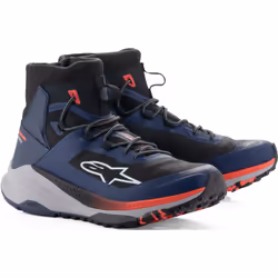 Alpinestars Speedforce XR Chaussures de moto, noir-rouge-bleu, taille 47 pour Hommes
