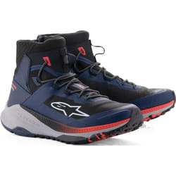 Alpinestars Speedforce XR Chaussures de moto, noir-rouge-bleu, taille 47 pour Hommes
