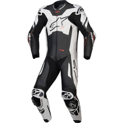 Alpinestars GP Plus V4 Sprint Combinaison moto 1 pièce en cuir, noir-blanc, taille 54 pour Hommes
