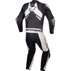 Alpinestars GP Plus V4 Sprint Combinaison moto 1 pièce en cuir, noir-blanc, taille 56 pour Hommes