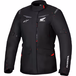 Alpinestars Honda Stella ST-1 imperméable dames moto textile veste, noir, taille 2XL pour Femmes