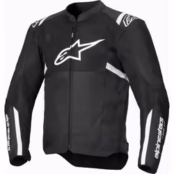 Alpinestars T-Sps Air V2 Blouson textile de moto, noir-blanc, taille 3XL pour Hommes