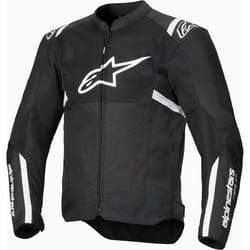 Alpinestars T-Sps Air V2 Blouson textile de moto, noir-blanc, taille 4XL pour Hommes