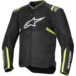 Alpinestars T-Sps Air V2 Blouson textile de moto, noir-jaune, taille 4XL pour Hommes