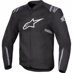 Alpinestars Honda T-Sps Air V2 Blouson textile de moto, noir-gris, taille S pour Hommes