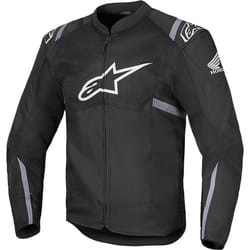 Alpinestars Honda T-Sps Air V2 Blouson textile de moto, noir-gris, taille S pour Hommes