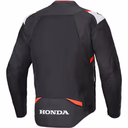 Alpinestars Honda T-Sps Air V2 Blouson textile de moto, noir-blanc-rouge, taille S pour Hommes