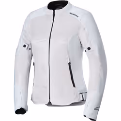 Alpinestars Stella C-1 Air Veste textile de moto pour femmes, argent, taille S
