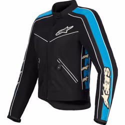 Alpinestars Stella T-Dyno Air Veste textile de moto pour femmes, noir-bleu, taille XL