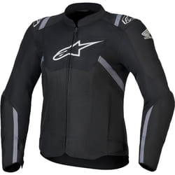 Alpinestars Honda Stella T-Sps Air V2 Veste textile de moto pour femmes, noir-gris, taille S