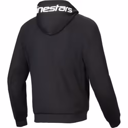 Alpinestars Chrome V2 Sport Sweat à capuche zippé de moto, noir, taille XL pour Hommes