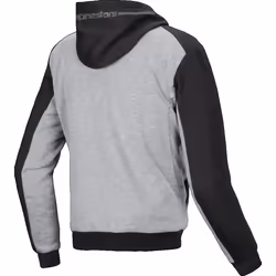 Alpinestars Chrome V2 Duo Sport Sweat à capuche zippé de moto, noir-gris-bleu, taille XL pour Hommes