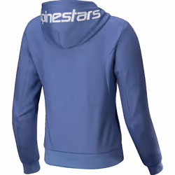 Alpinestars Stella Chrome V2 Sport Sweat à capuche zippé de moto pour femmes, bleu, taille S