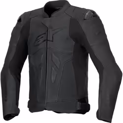 Alpinestars Dusk Airflow Blouson en cuir de moto perforé, noir, taille 50 pour Hommes