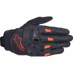 Alpinestars Sp X 7 Gants de moto perforés, noir-rouge, taille 3XL pour Hommes