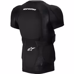 Alpinestars A-Impact Plasma Veste de protection à manches courtes, noir-blanc, taille S pour Hommes - Vue supplémentaire 3