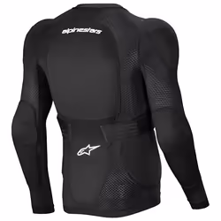 Alpinestars A-Impact Plasma Veste de protection à manches longues, noir-blanc, taille XL pour Hommes