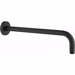 Bras de douche modèle rond de couleur noir mat taille 300 mm | Tecom BRD30RNR Accessoire d'ameublement pour votre cabine de d ...