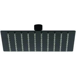 Pommeau de douche carré noir mat Tecom LSNR Noir mat - Q 200 x 200