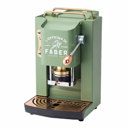 Faber Italia Pro Deluxe, Cafetière, 1,3 L, Dosette de café, 500 W, Vert