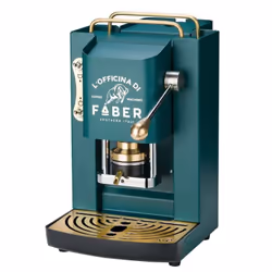 Faber Italia PROBRITISHOTT, Cafetière, 1,3 L, Dosette de café, 500 W, Vert