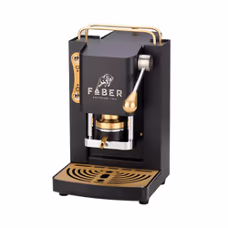 Faber Italia Mini Deluxe, Cafetière, 1,3 L, Dosette de café, 500 W, Noir