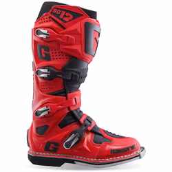 Gaerne SG-12 Bottes de motocross, noir-rouge, taille 45 pour Hommes