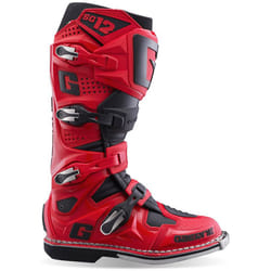 Gaerne SG-12 Bottes de motocross, noir-rouge, taille 45 pour Hommes