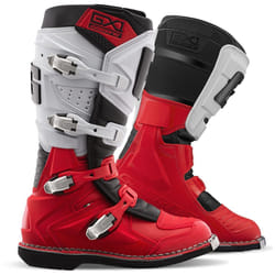 Gaerne GX-1 Goodyear Bottes de motocross, blanc-rouge, taille 44 pour Hommes