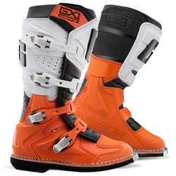 Gaerne GX-1 Goodyear Bottes de motocross, blanc-orange, taille 48 pour Hommes