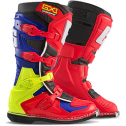 Gaerne GX-1 Goodyear Bottes de motocross, rouge-jaune, taille 45 pour Hommes