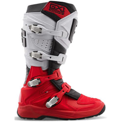 Gaerne GX-1 Evo Light-Welt Bottes de motocross, blanc-rouge, taille 43 pour Hommes