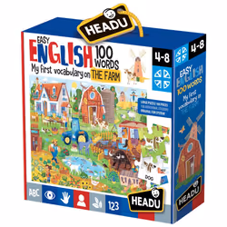 Headu Easy English 100 Words Farm, 3 an(s)