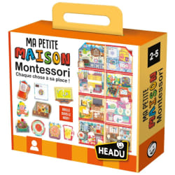 Mijn kleine Montessori Headu Huis Ontdekkingsspel Artikel bestemd voor de Franse markt (niet verkrijgbaar in het Nederlands)